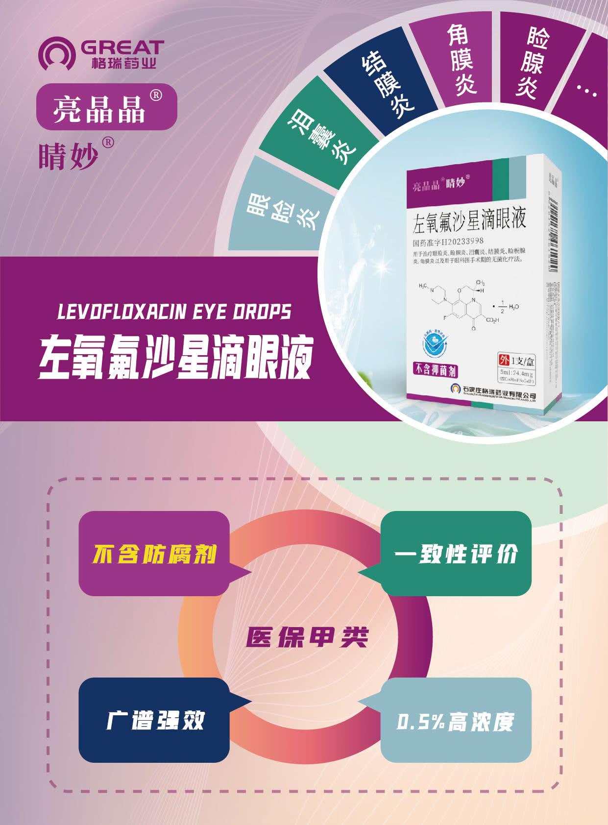 左氧氟沙星滴眼液彩页